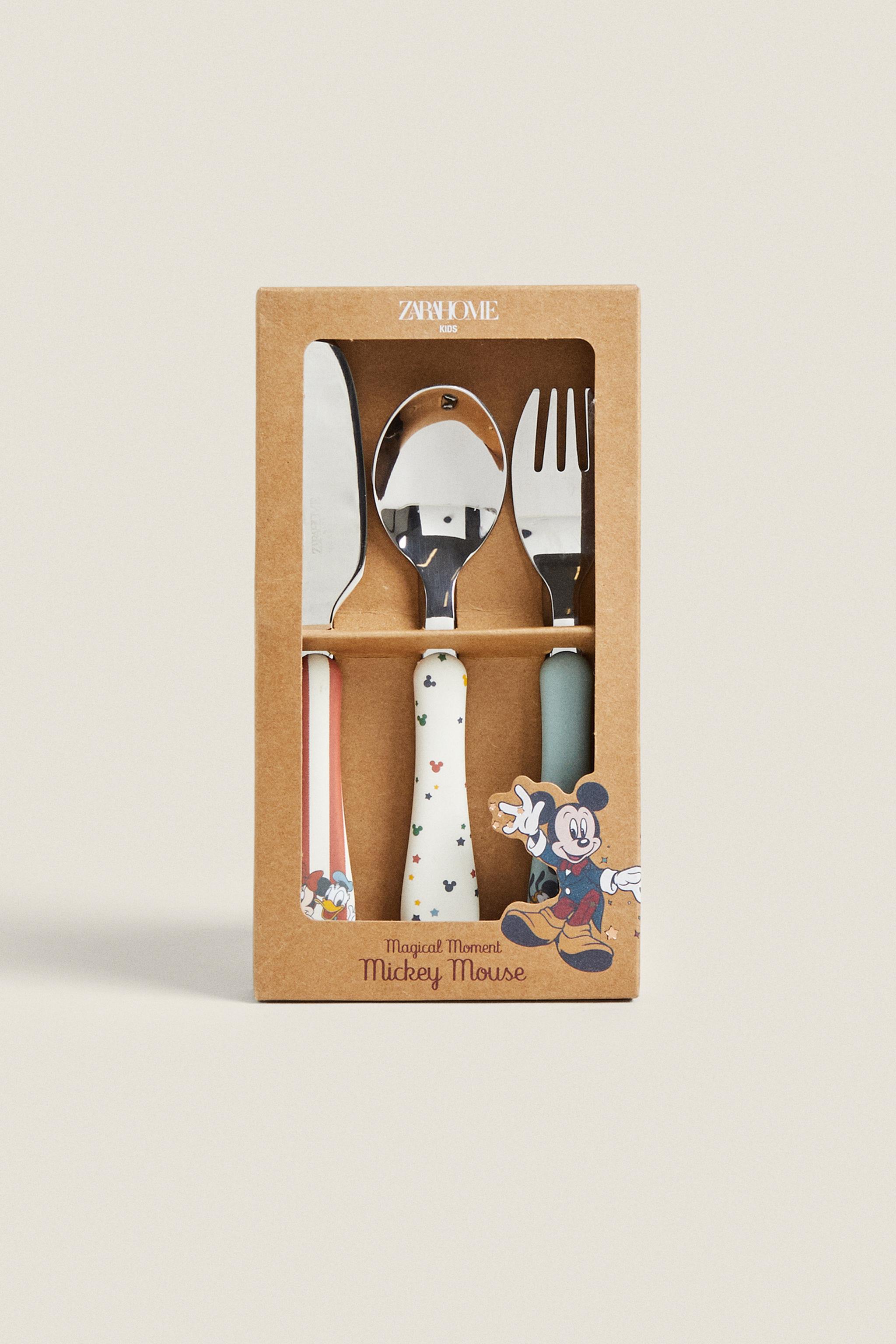 CHILDREN’S MICKEY MOUSE © DISNEY FLATWARE SET (SET OF 3)